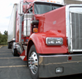 Red Semi Truck
